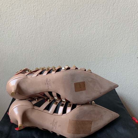 NEW  VALENTINO Garavani Rockstud heels - Picture 5 of 11